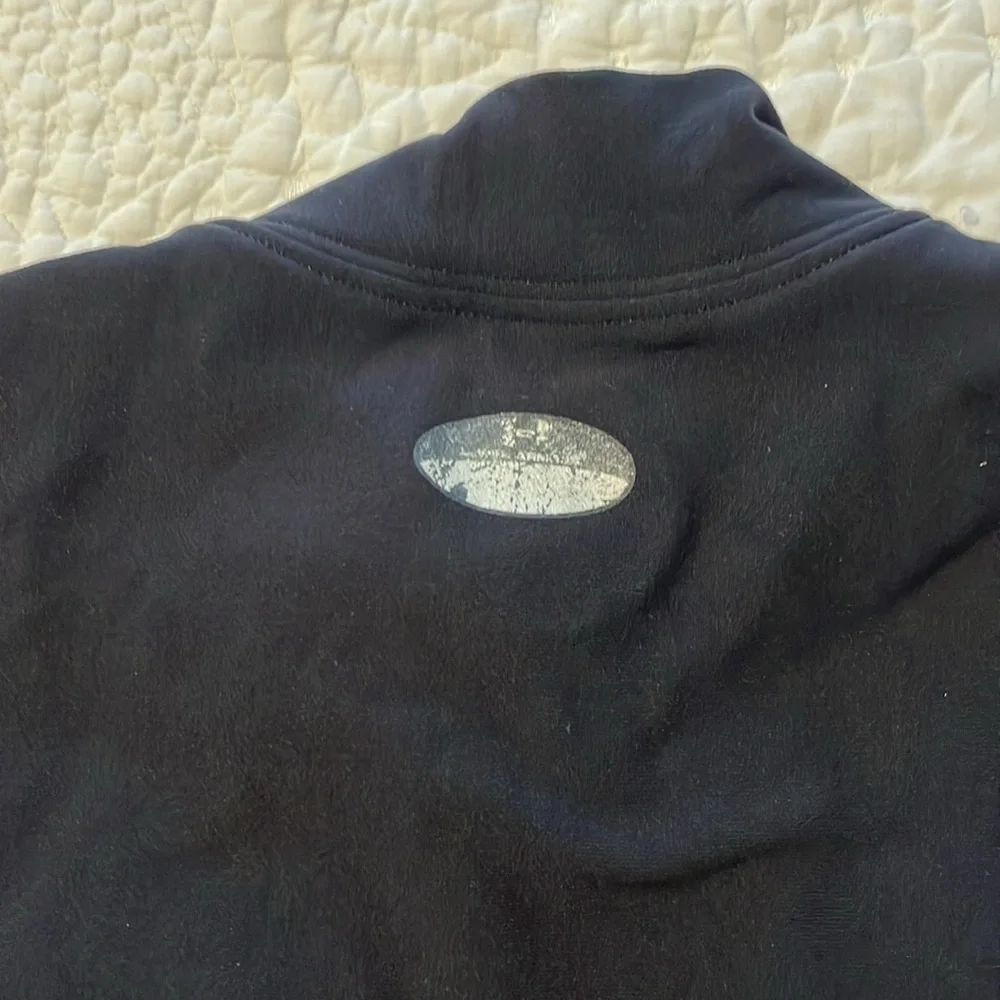 Under armour‎ Black mock turtleneck longsleeve compression shirt kids -medium